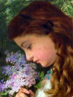 Anderson, Sophie Gengembre - Girl With Lilac